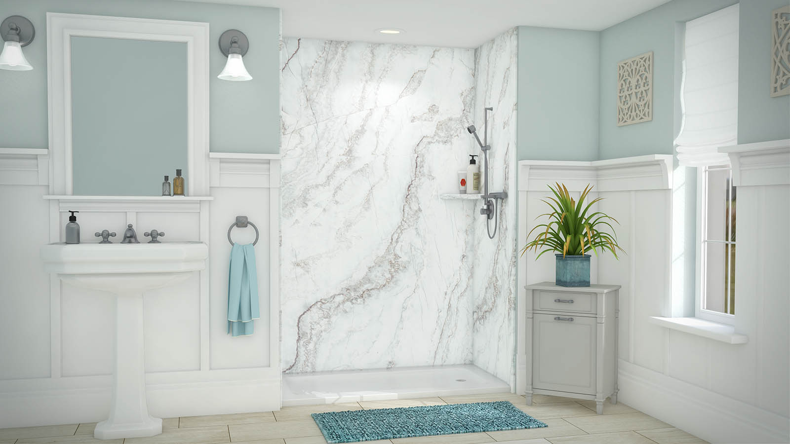 White Marble render 2