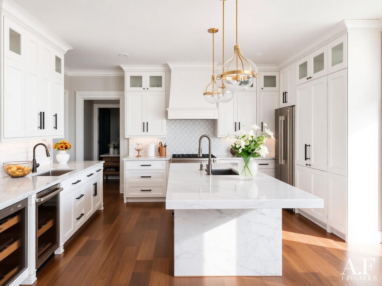 Modern White Kitchen